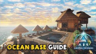 Ocean Base & Water Pen | Building Tutorial | ARK: Survival Ascended