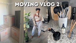 MOVING VLOG 2 | Unpack With Me, Getting Settled, Target Grocery + Home Haul