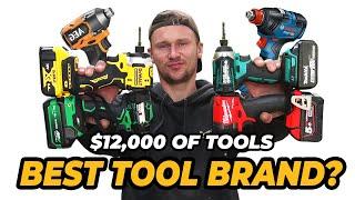 I Bought $12,000 Worth of Tools, to Find the Best Tool Brand