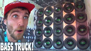 20 SUBWOOFERS in a TRUCK BUILD!?! Slammin EXTREME Car Audio Bass Demos w/ CRAZY LOUD Sound Systems!!