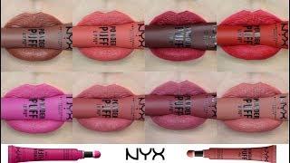 NYX  POWDER PUFF LIPPIE LIP SHADE SWATCH & REVIEW