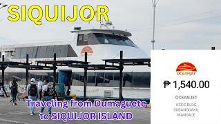 SIQUIJOR TOUR, PHILIPPINES | Travel Guide & Ferry Ride: Dumaguete - Siquijor Island