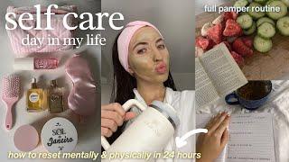 SELF CARE VLOG  | how to enter your wellness era, journaling, skincare & healthy habits