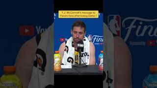 T.J. McConnell put the fans first ️