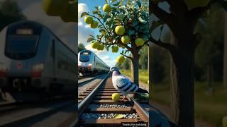 A Pigeon's Apple Tree Gets destroy #viralvideo#shorts#views#ytshorts#trending