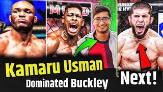 KAMARU USMAN UNLEASHES HELL on Buckley!  Islam Makhachev NEXT?!