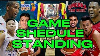 PBA Governor's Cup 2024 Game Schedule & Standings | Brgy.Ginebra VS Talk and Text Game 2