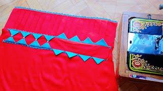 Pintex Trouser Design Cutting and Stitching | New Cutwork Trouser Design Cutting and Stitching