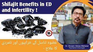 Shilajit Benefits in ED and Infertility ! | Dr Ghulam Abbas Mahesar | In Urdu/Hindi