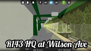 Hmmsim 2: R143 L Train at Wilson Avenue (Release)