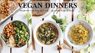 EASY + HEALTHY VEGAN DINNER IDEAS | Non-Vegan Husband Approved!