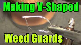 V-Shaped Mono Weed Guard - For Saltwater Bonefish Pemit Redfish Flies - Fly Tying Tips & Tricks