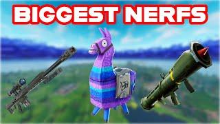 Revisiting Some of Fortnite's BIGGEST NERFS of ALL TIME