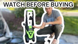 WATCH BEFORE BUYING - Powryte Pressure Washer - Honest Review LIVE DEMO