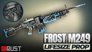 Rust M249 LMG Frost skin