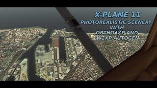 [X-PLANE 11] Ortho4XP custom photorealistic scenery with w2xp autogen