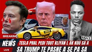 GWO NOUVEL 16 MAS;ELON MUSK TESLA PRAN YON LOT I GWO KOU,PLAN TRUMP LA PA MACHE