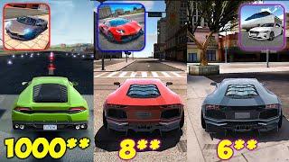 Lamborghini Top Speed in Extreme Car Driving, Ultimate and 3D Driving Class Simulator