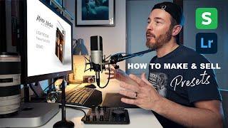 How to Make a Lightroom PRESET PACK and SELL it online!