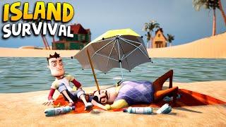 Hello Neighbor ISLAND SURVIVAL!!! | Hello Neighbor Gameplay (Mods)