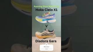 Hoka Cielo X1 v Diadora Gara Carbon! | Head to Head | Who wins? #runningshoes