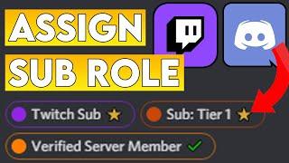 ️ Twitch Subscriber Roles for Discord // Tutorial & Guide