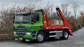 DAF CF 75 250 - container truck / portaalarm / hyvalift - year 2010