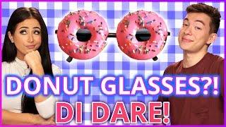 DIY DONUT SUNGLASSES?! Di-Dare w/ Amber Scholl & Motoki Maxted