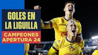 Recopilación de todos los goles en la liguilla del América | Campeones en AP24 | #Grand3sDeCorazón