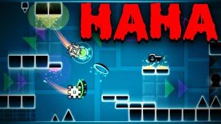 HAHA Layout by me (Geometry Dash 2.11) | DeVeReL