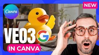 Veo 3 Now in Canva! Instant Cinematic AI Videos with Sound