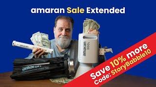 Get 10% Code PLUS amaran extends its Black Friday / Holiday Sale through 2024!