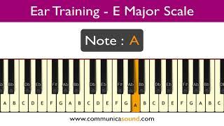 EAR TRAINING GAME - E Major Scale - Notes