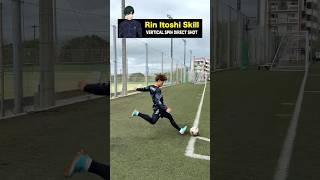 BLUE LOCK SKILL TUTORIAL!!️Rin Itoshi#football #soccer #shorts