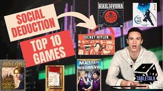 Top 10 Social Deduction Games | Top 10 Hidden Role Board Games | Top 10 Games If You Like Lying