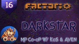 Factorio Darkstar Ep 16: The Biters Feast on Caledorn - MP w/KoS & Aven, Let's Play, Gameplay