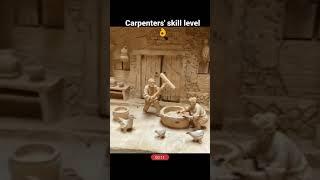 Amazing carpenter skill level - Interesting video stuff #shorts