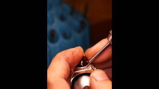 Setting a handmade sterling silver ring #jewellery #handmade #silver #shortvideo #ring