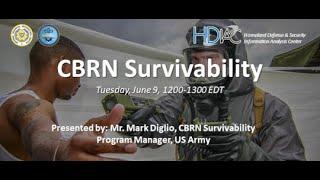 HDIAC Webinars - CBRN Survivability
