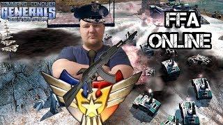 FFA 8 PLAYERS MULTIPLAYER!!! [Generals Zero Hour] HARD SPAM HUMVEE