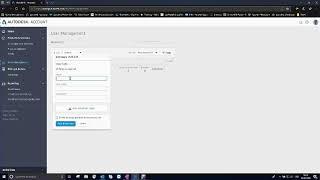 Creating a user in Autodesk account