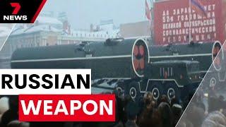 Kremlin launches Russia's most powerful weapon into Ukraine | 7NEWS