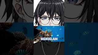 INI BEDANYA IKAN SAMA MONAS !!... #vtuberid #vtuber #shorts