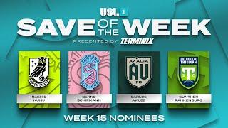 USL League One Save of the Week: Week 15 Nominees
