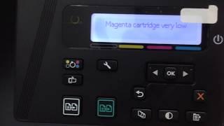 how to fix printer hp color laserJet Pro MFP M176n no screen part 2 ( end)