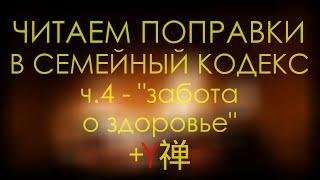 МДшник читает поправки в Семейный кодекс, ч.4 + Y禅 | перевод с мизулинского