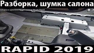 Сборка, разбор и шумоизоляция салона Skoda Rapid