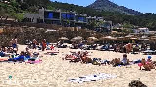 4K Mallorca Spain Topless Beach Walking Tour | Beach Tour | Spain Beach | Beach Walk #4ktour #beach