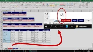 Cómo Copiar Hojas en Excel muy Rápido con (Ctrl + Mouse) y vincular varias celdas a la vez