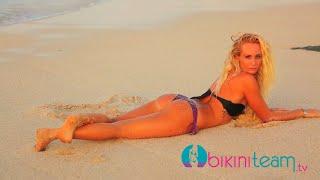 Bikini Model Ariel Engstrom Video Shoot on North Shore of Hawaii by Vince Cavataio